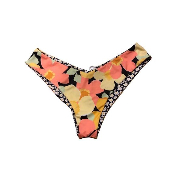 Billabong Feelin Tropical Reversible Lowrider Bikini Bottom size XL - Picture 3 of 12